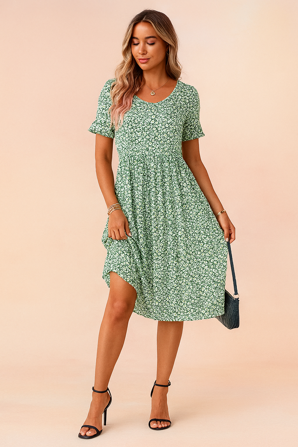 Nola | Flowy Polka Dot Blouse with Ruffles 2